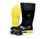 Safety Rubber Boot Wayna Inyati Black PVC-1310